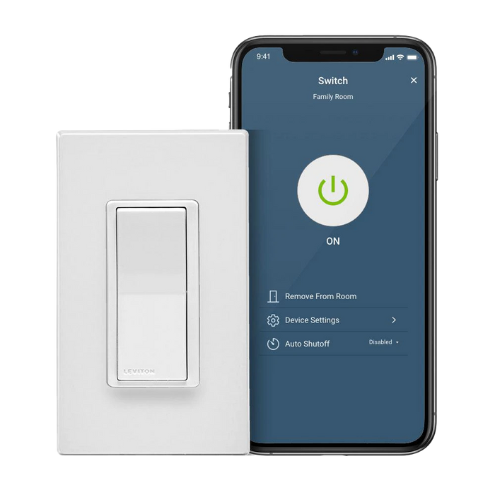 Amba ATW-SS WiFi-Enabled Smart Switch - White Finish