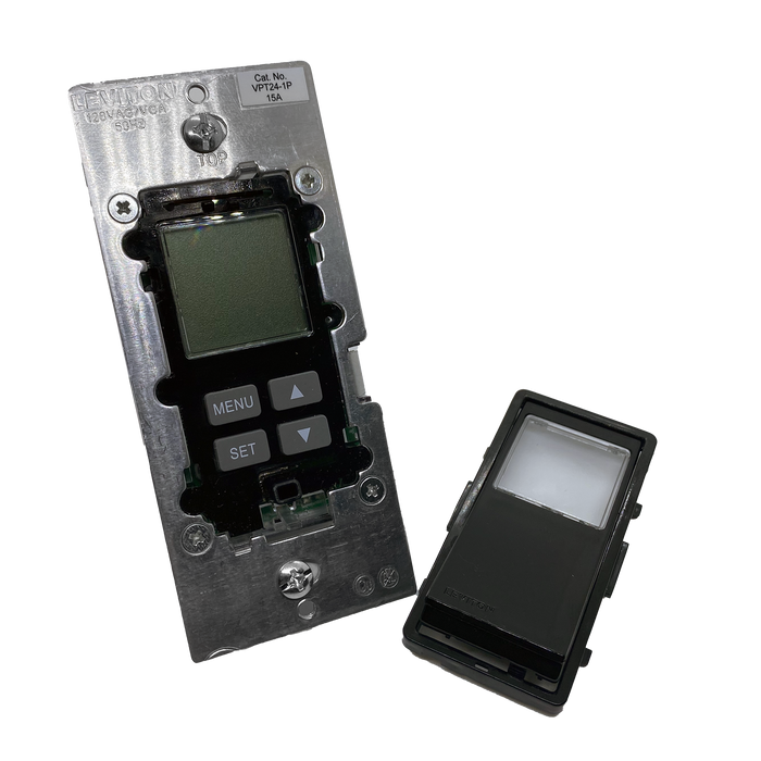 Amba ATW-T24-BL Hardwired Timer Color Change Kit - FACE PLATE ONLY in Black