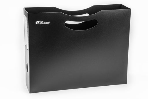 AutoExec AUE16002-1 Hanging File Holder Car Seat Desk Accessory in Black Color - 5.5 in. x 12.5 in. x 9.875 in.