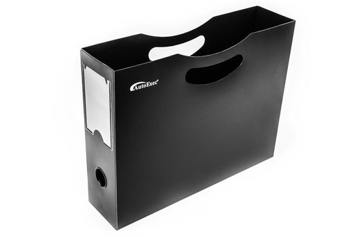 AutoExec AUE16002-1 Hanging File Holder Car Seat Desk Accessory in Black Color - 5.5 in. x 12.5 in. x 9.875 in.