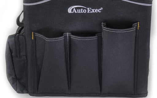 AutoExec AUE80001-1 Mobile Office Solution Apron Organizer in Black Color - 53 in. x 0.15 in. x 10.5 in.