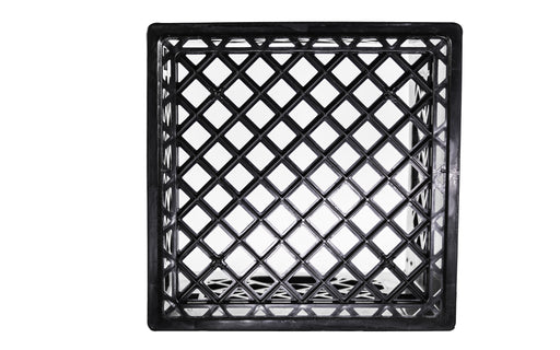 AutoExec AUE80002-1 Mobile Office Solution Milk Crate in Black Color - 13 in. x 13 in. x 10.5 in.