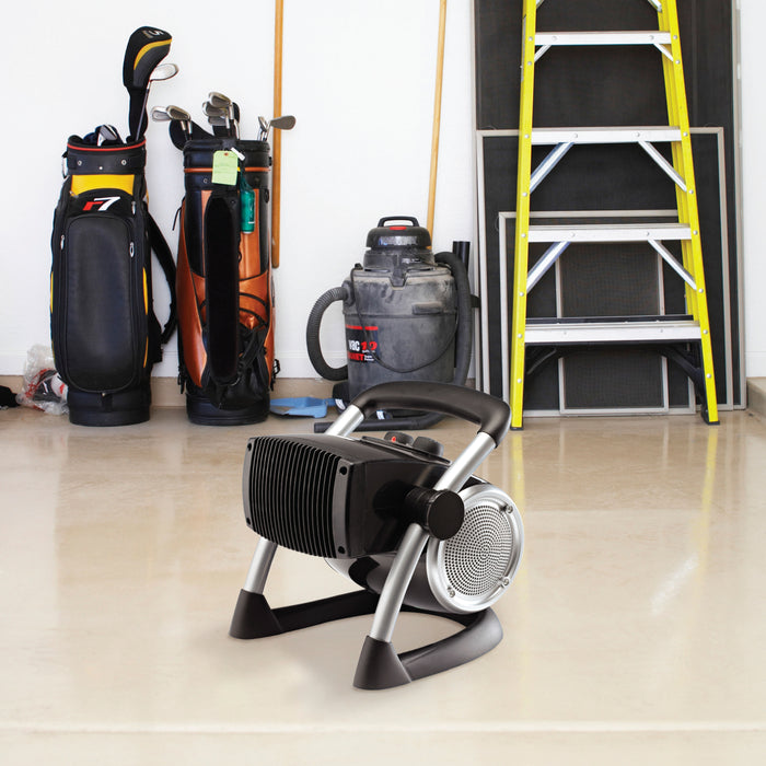 Almo 5919 Lasko Pro-Ceramic Utility Heater  - 11.4 in. x 10.10 in. x 10.40 in. - Black