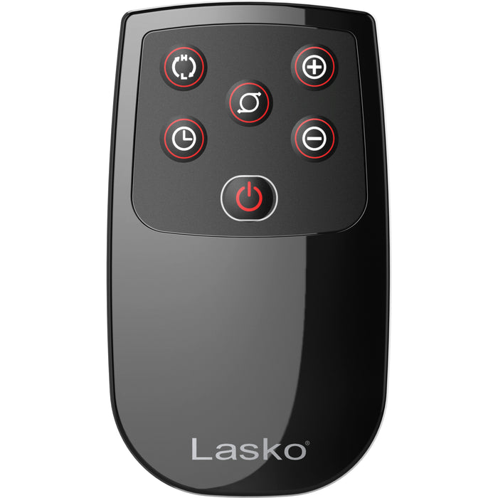 Almo 6435 Lasko Designer Series Oscillating Ceramic Heater with Remote Control  - 8.25 in. x 8.25 in. x 16.05 in. - Tan