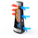 Almo AW300 Air Logic Warm Bladeless Heater with Remote Control  - 9.2 in. x 8.10 in. x 27.20 in. - Gray