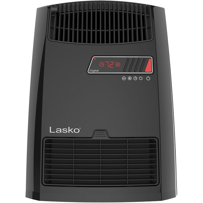 Almo CC13700 Lasko Digital Ceramic Heater with Warm Air Motion Technology  - 6 in. x 10.50 in. x 13.50 in. - Black