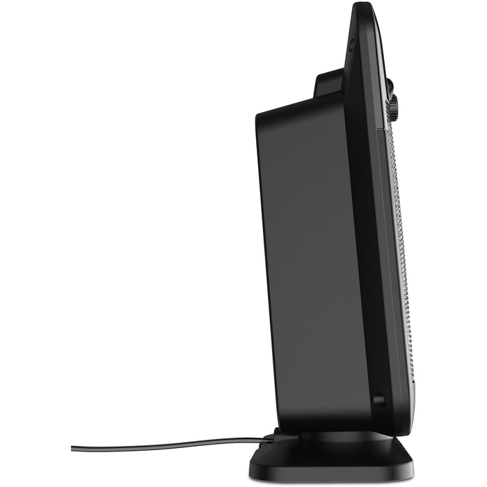 Almo CD12100 Lasko MyHeat - GO Oscillating Ceramic Space Heater with Adjustable Thermostat  - 4.06 in. x 7 in. x 12.07 in. - Black