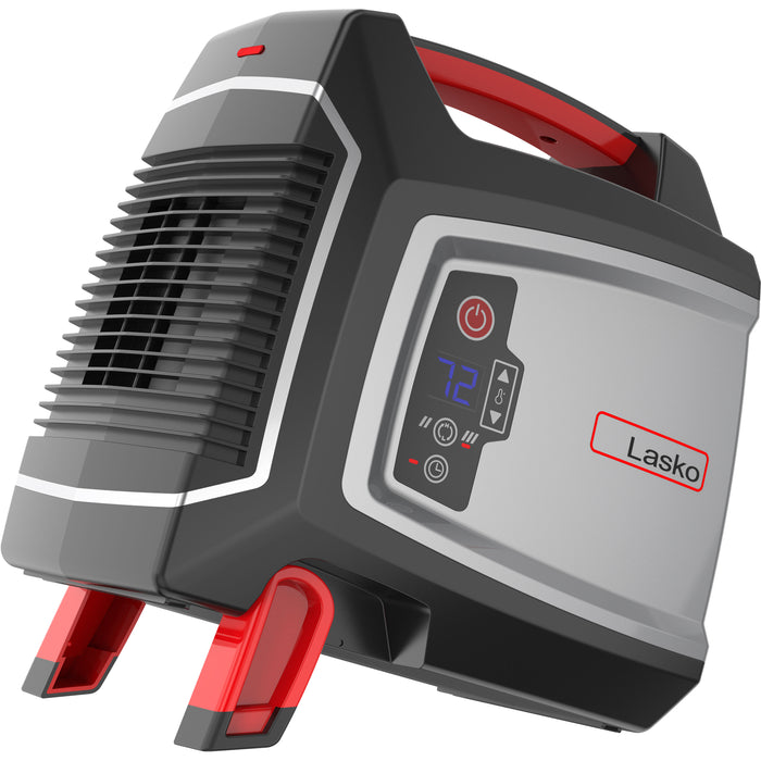 Almo CU12510 Elite Collection Ceramic Utility Heater  - 12.5 in. x 8.60 in. x 11.80 in. - GRAY