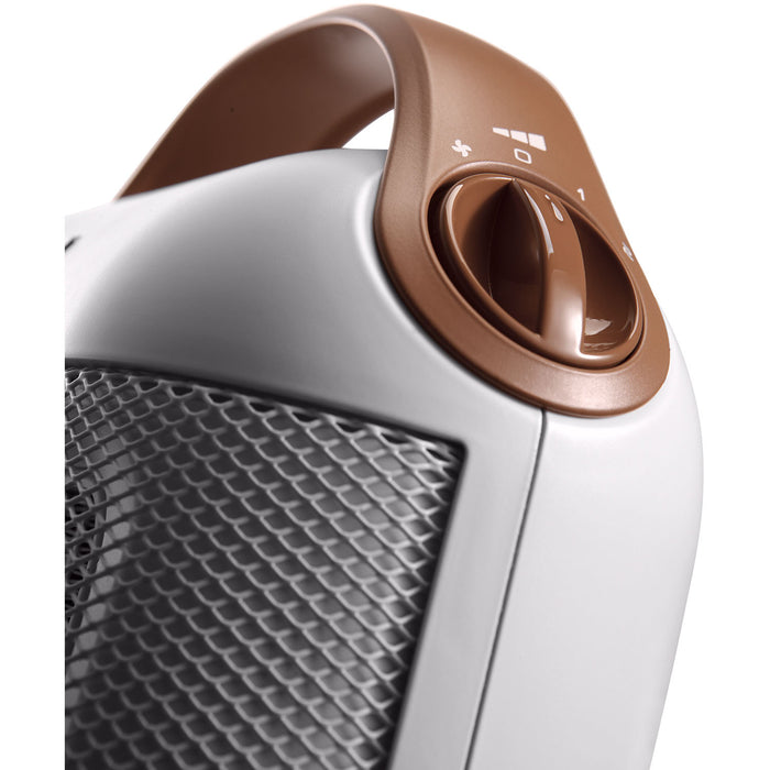 Almo HFX30C15 W Capsule Compact Ceramic Heater  - 7.5 in. x 4 in. x 11 in. - White