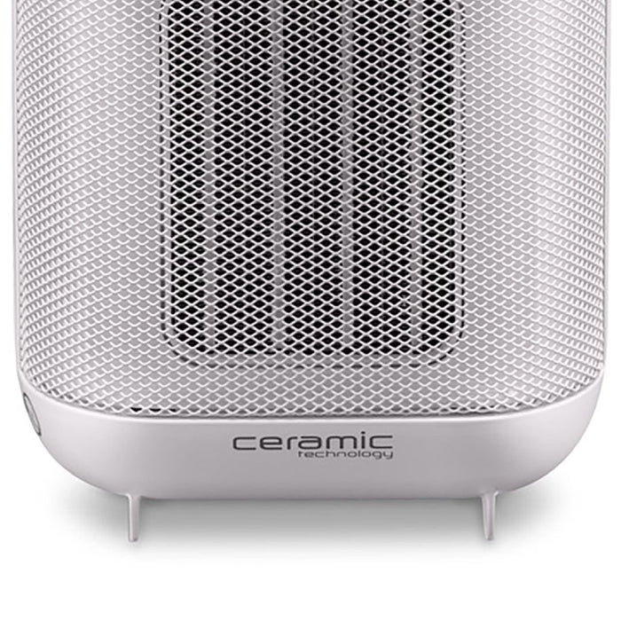 Almo HFX30C15 W Capsule Compact Ceramic Heater  - 7.5 in. x 4 in. x 11 in. - White