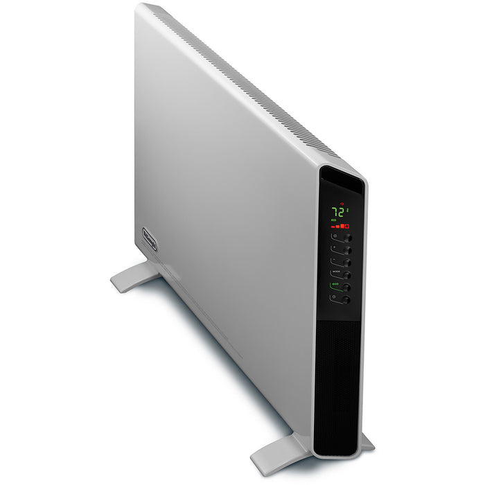 Almo HCX9115E-6A SlimStyle Digital 1500W Convection Panel Heater with Dual Fan  - 32.2 in. x 3 in. x 21.8 in. - White