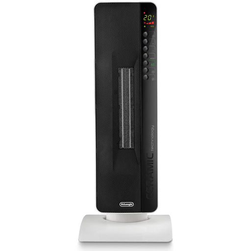 Almo TCH8093ER De'Longhi Digital Flat Panel 27" Tower Ceramic Heater  - 10.83 in. x 10.6 in. x 27.36 in. - Black and White