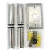 Amba Products Accessory AJ-BPL-P Jeeves Long Bracket Pack - 3.875 x 1 x 1 in. - Polished Finish