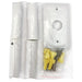 Amba Products Accessory AJ-BPXS-W Jeeves Extra Short Bracket Pack - 2.5 x 1 x 1 in. - White Finish