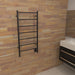 Amba Products FSO Jeeves Model F Straight 7-Bar Hardwired Drying Rack Towel Warmer - 4.5 x 21.25 x 41.75 in. - Oil Rubbed Bronze Finish