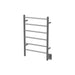 Amba Products JSB Jeeves Model J Straight 6-Bar Hardwired Drying Rack Towel Warmer - 4.5 x 21.25 x 31.75 in. - Brushed Finish