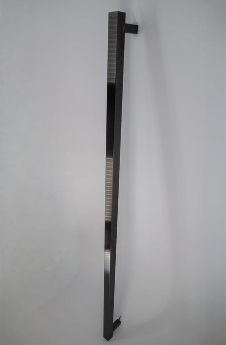 Amba Products i59SQ.PBB Modello i Square 59-Inch Hardwired Single Bar Towel Warmer - 4.25 x 59 x 1.5 in. - PVD Brushed Black Finish
