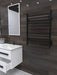 Amba Products RSWH-MB Radiant 10-Bar Square Hardwired Plug-in Combo Towel Warmer - 4.75 x 24.5 x 31.5 in. - Matte Black Finish