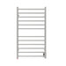 Amba Products RSWHL-B Radiant 12-Bar Large Square Hardwired Plug-in Combo Towel Warmer - 4.75 x 24.5 x 41.75 in. - Brushed Finish