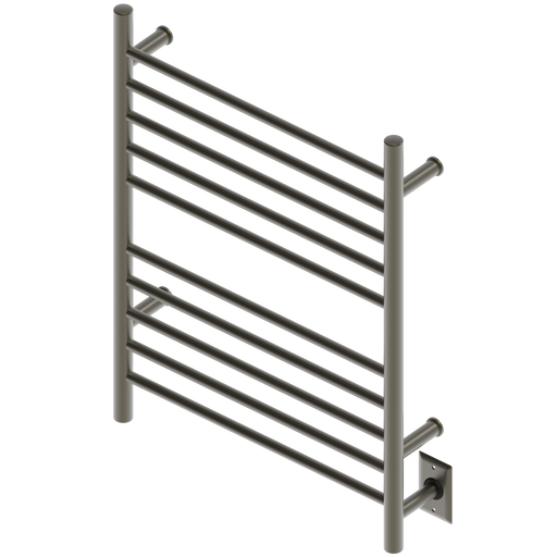 Amba Products RWH-SBB Radiant Straight 10-Bar Hardwired Plug-in Combo Towel Warmer - 4.75 x 24.5 x 31.875 in. - Brushed Bronze Finish