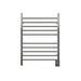 Amba Products RWH-SP Radiant Straight 10-Bar Hardwired Plug-in Combo Towel Warmer - 4.75 x 24.5 x 31.875 in. - Polished Finish