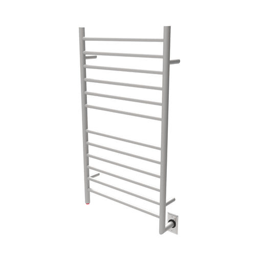 Amba Products RWHL-SB Radiant Straight 12-Bar Large Hardwired Plug-in Combo Towel Warmer - 4.75 x 24.5 x 41.75 in. - Brushed Finish