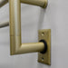 Amba Products RWHL-SSB Radiant Straight 12-Bar Large Hardwired Plug-in Combo Towel Warmer - 4.75 x 24.5 x 41.75 in. - Satin Brass Finish