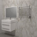 Amba Products RWHS-SP Radiant 7-Bar Small Hardwired Plug-in Combo Towel Warmer - 4.75 x 20.5 x 20.125 in. - Polished Finish