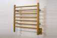 Amba Products RWHS-SSB Radiant 7-Bar Small Hardwired Plug-in Combo Towel Warmer - 4.75 x 20.5 x 20.125 in. - Satin Brass Finish
