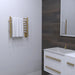 Amba Products RWHS-SSB Radiant 7-Bar Small Hardwired Plug-in Combo Towel Warmer - 4.75 x 20.5 x 20.125 in. - Satin Brass Finish