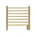 Amba Products RWHS-SSB Radiant 7-Bar Small Hardwired Plug-in Combo Towel Warmer - 4.75 x 20.5 x 20.125 in. - Satin Brass Finish