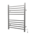 Amba Products RSWH-B Radiant 10-Bar Square Hardwired Plug-in Combo Towel Warmer - 4.75 x 24.5 x 31.5 in. - Brushed Finish