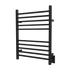 Amba Products RSWH-MB Radiant 10-Bar Square Hardwired Plug-in Combo Towel Warmer - 4.75 x 24.5 x 31.5 in. - Matte Black Finish