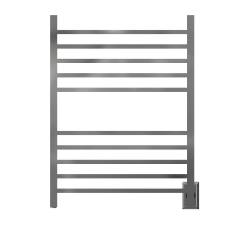 Amba Products RSWH-P Radiant 10-Bar Square Hardwired Plug-in Combo Towel Warmer - 4.75 x 24.5 x 31.5 in. - Polished Finish