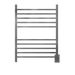 Amba Products RSWH-P Radiant 10-Bar Square Hardwired Plug-in Combo Towel Warmer - 4.75 x 24.5 x 31.5 in. - Polished Finish