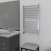 Amba Products RSWHL-P Radiant 12-Bar Large Square Hardwired Plug-in Combo Towel Warmer - 4.75 x 24.5 x 41.75 in. - Polished Finish
