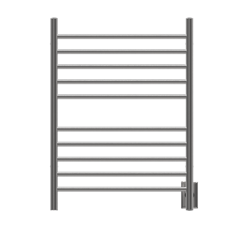 Amba Products RWH-SB Radiant Straight 10-Bar Hardwired Plug-in Combo Towel Warmer - 4.75 x 24.5 x 31.875 in. - Brushed Finish