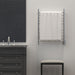 Amba Products RWH-SB Radiant Straight 10-Bar Hardwired Plug-in Combo Towel Warmer - 4.75 x 24.5 x 31.875 in. - Brushed Finish