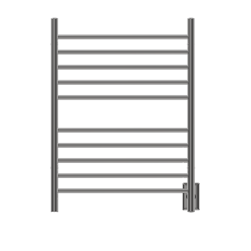 Amba Products RWH-SP Radiant Straight 10-Bar Hardwired Plug-in Combo Towel Warmer - 4.75 x 24.5 x 31.875 in. - Polished Finish