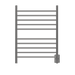 Amba Products RWH-SP Radiant Straight 10-Bar Hardwired Plug-in Combo Towel Warmer - 4.75 x 24.5 x 31.875 in. - Polished Finish