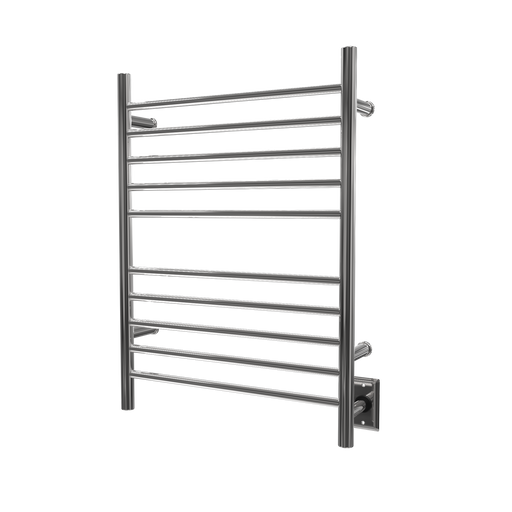 Amba Products RWH-SP Radiant Straight 10-Bar Hardwired Plug-in Combo Towel Warmer - 4.75 x 24.5 x 31.875 in. - Polished Finish