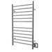 Amba Products RWHL-SP Radiant Straight 12-Bar Large Hardwired Plug-in Combo Towel Warmer - 4.75 x 24.5 x 41.75 in. - Polished Finish