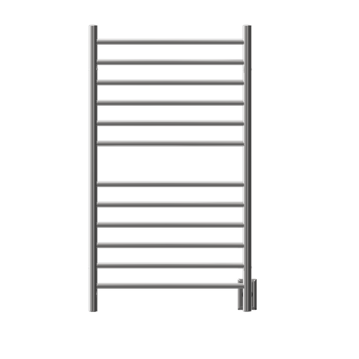 Amba Products RWHL-SP Radiant Straight 12-Bar Large Hardwired Plug-in Combo Towel Warmer - 4.75 x 24.5 x 41.75 in. - Polished Finish