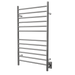 Amba Products RWHL-SP Radiant Straight 12-Bar Large Hardwired Plug-in Combo Towel Warmer - 4.75 x 24.5 x 41.75 in. - Polished Finish