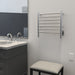 Amba Products RWHS-SB Radiant 7-Bar Small Hardwired Plug-in Combo Towel Warmer - 4.75 x 20.5 x 20.125 in. - Brushed Finish
