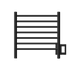 Amba Products RWHS-SMB Radiant 7-Bar Small Hardwired Plug-in Combo Towel Warmer - 4.75 x 20.5 x 20.125 in. - Matte Black Finish