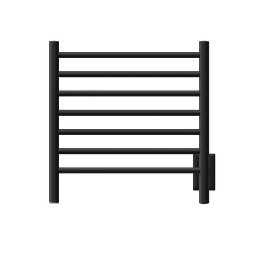 Amba Products RWHS-SMB Radiant 7-Bar Small Hardwired Plug-in Combo Towel Warmer - 4.75 x 20.5 x 20.125 in. - Matte Black Finish