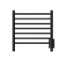 Amba Products RWHS-SMB Radiant 7-Bar Small Hardwired Plug-in Combo Towel Warmer - 4.75 x 20.5 x 20.125 in. - Matte Black Finish