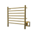 Amba Products RWHS-SPG Radiant 7-Bar Small Hardwired Plug-in Combo Towel Warmer - 4.75 x 20.5 x 20.125 in. - Polished Gold Finish