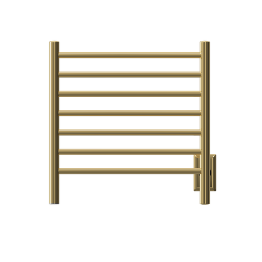 Amba Products RWHS-SPG Radiant 7-Bar Small Hardwired Plug-in Combo Towel Warmer - 4.75 x 20.5 x 20.125 in. - Polished Gold Finish
